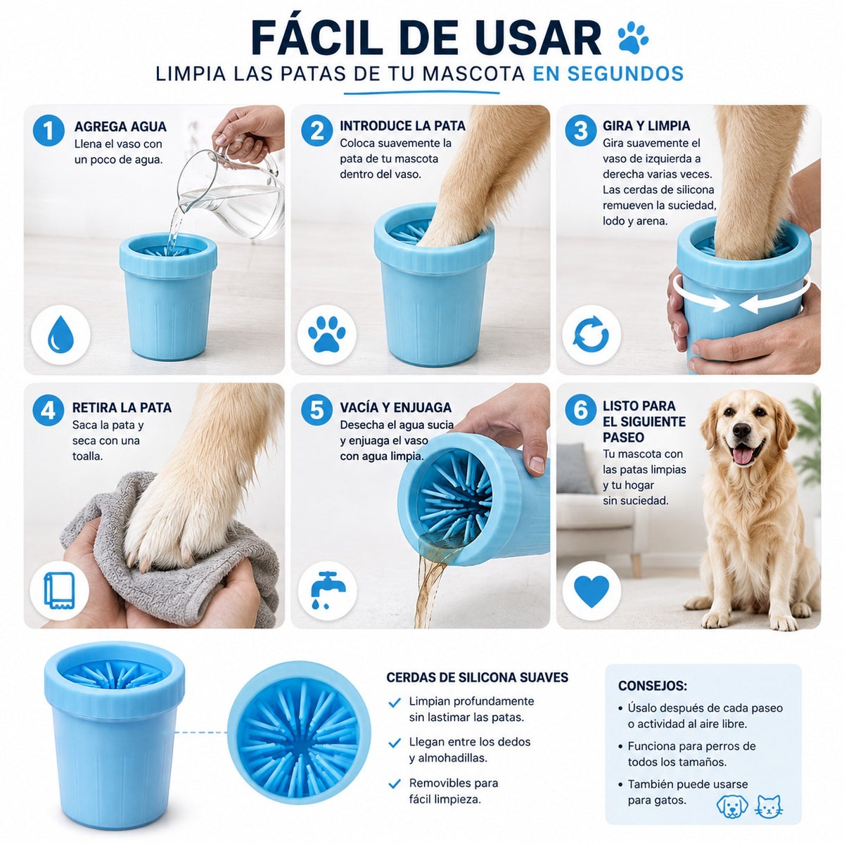 Lavador de patas FOOT CUP · vista 2