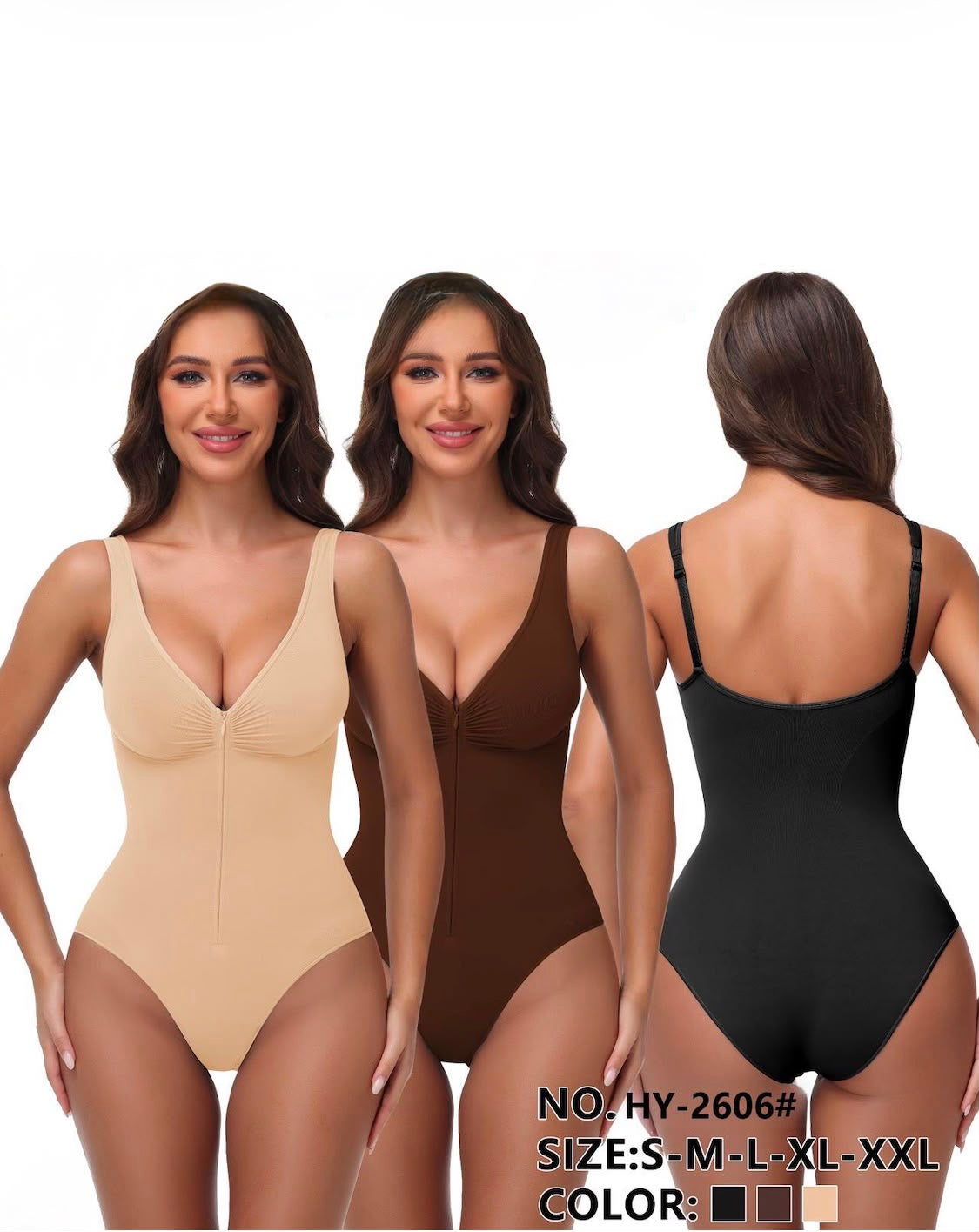 Body con cierre frontal · vista 3