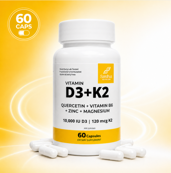 Vitamina D3 + K2 · suplemento · vista 1