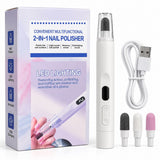 Pulidor de uñas eléctrico 2 en 1 con luz · vista 4