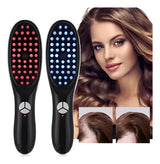 Cepillo masajeador capilar con luz LED · vista 1