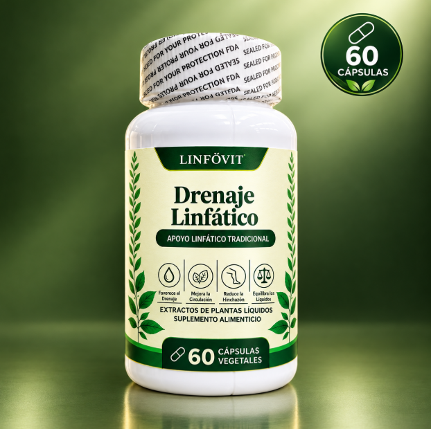 Drenaje Linfático · 60 cápsulas vegetales · vista 1
