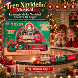Tren navideño de 13 piezas con luz y sonido · vista 1