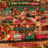 Tren navideño de 13 piezas con luz y sonido · vista 2