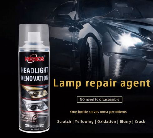 Spray reparador de farolas de carros · vista 2