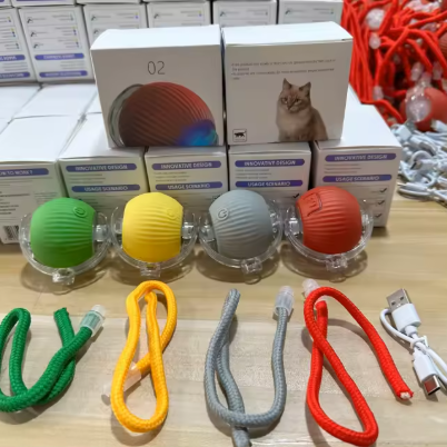 Pelota interactiva recargable para gatos · vista 1