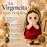 Virgencita de peluche con luz y sonido · vista 1